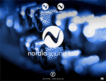 Tablet Screenshot of nordicsoundlab.com